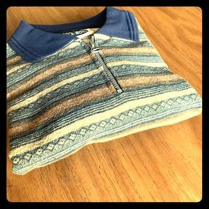 Bugle boy cloth collar.